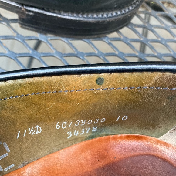 ALDEN x BROOKS BROTHERS 11 1/2 D BLACK SHELL CORDOVAN PENNY LOAFERS SHOES - Picture 6 of 8